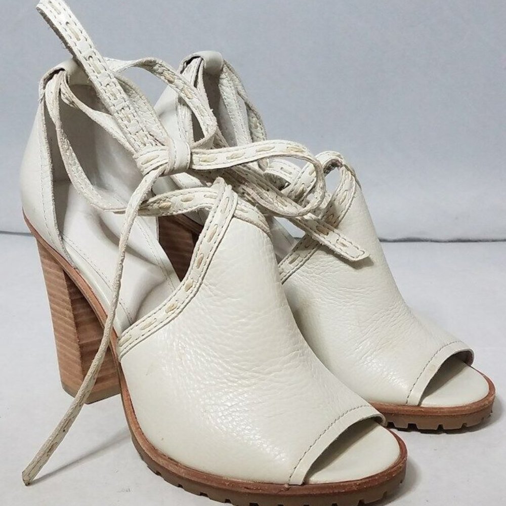 Frye Suzie Pickstitch Lug Heeled Sandal Size US 6 M Boot/Bootie MSRP $328